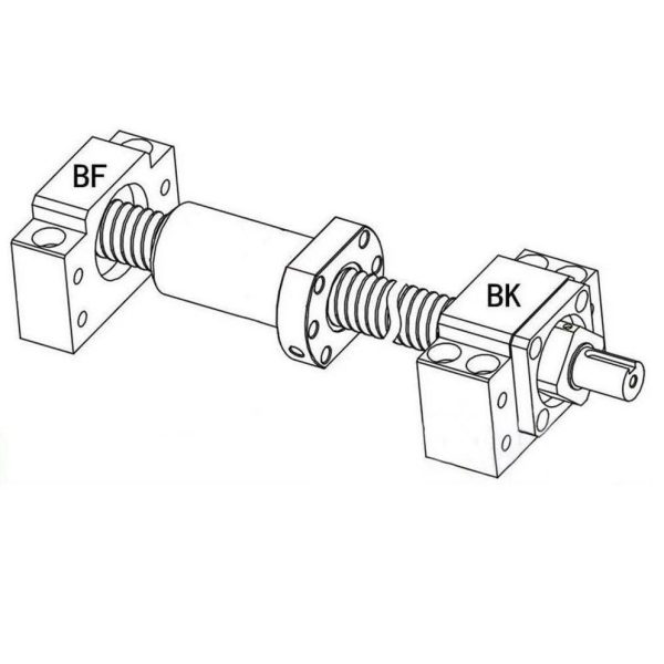 Bf 20 Vidalı Mil Uç Yatakları 20 Mm - Görsel 2