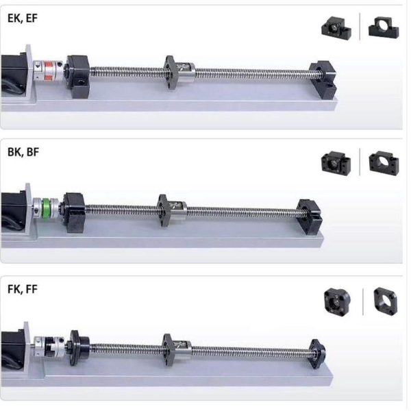 Bf 20 Vidalı Mil Uç Yatakları 20 Mm - Görsel 4