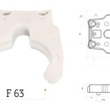 Hsk F63 Magazin Takım Tutucu Çatal Metalli - Görsel 2